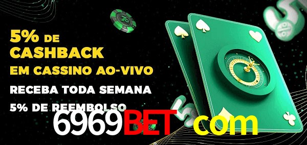 Promoções do cassino ao Vivo 6969bet com